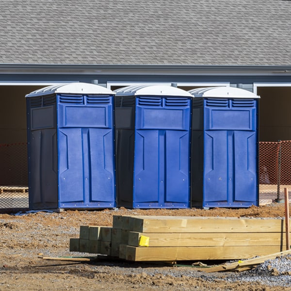 are there any restrictions on where i can place the portable toilets during my rental period in Gilberton Pennsylvania